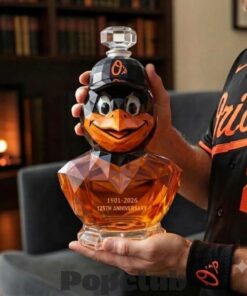 Baltimore Orioles 125th Anniversary 3D Whiskey Bottle