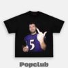 Baltimore Ravens Justin Madubuike Drinking & Middle Finger T-Shirt