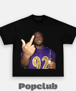 Baltimore Ravens Justin Madubuike Drinking & Middle Finger T-Shirt