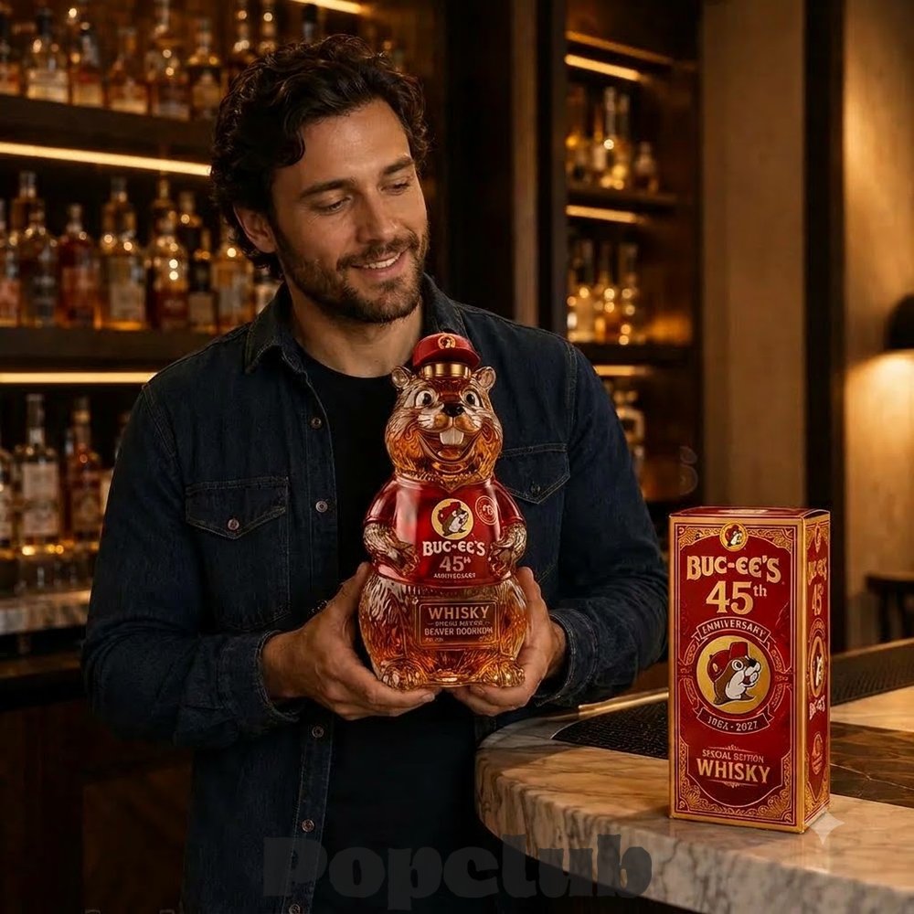 Buc-ee's 45th Anniversary Whiskey Bottle Buc-ee's 45th Anniversary Whiskey Bottle