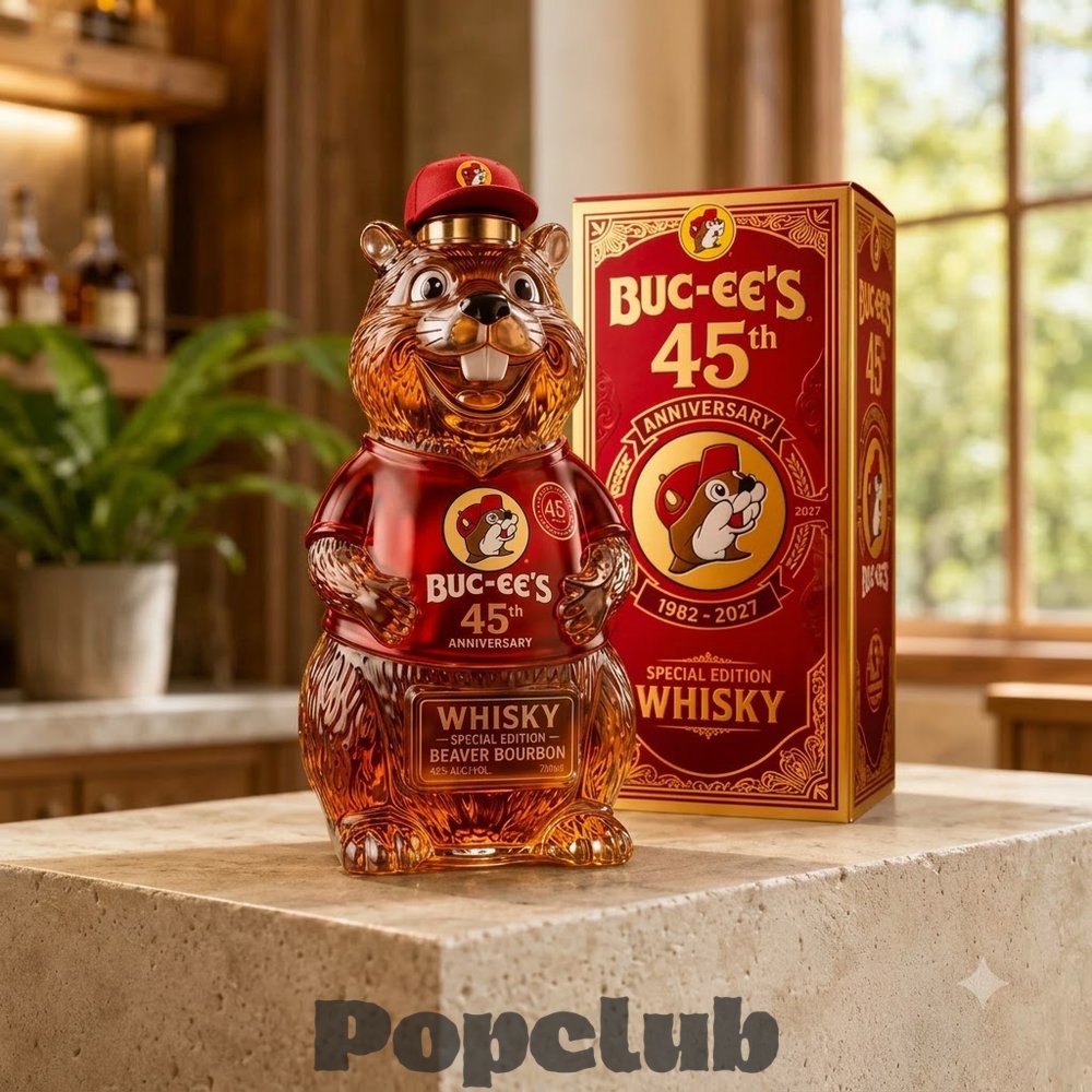 Buc-ee's 45th Anniversary Whiskey Bottle Buc-ee's 45th Anniversary Whiskey Bottle