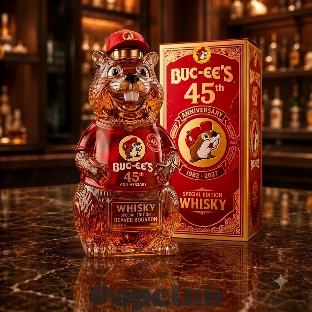Buc-ee's 45th Anniversary Whiskey Bottle Buc-ee's 45th Anniversary Whiskey Bottle