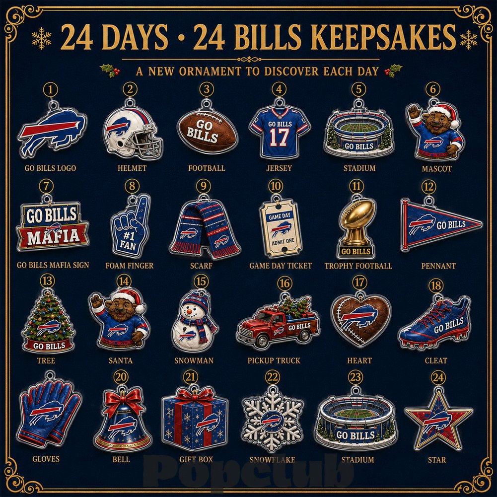 Buffalo Bills Christmas 2026 Advent Calendar Buffalo Bills Christmas 2026 Advent Calendar