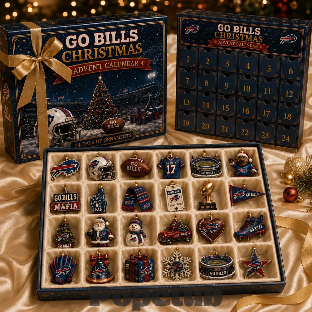 Buffalo Bills Go Bills 2026 Christmas Advent Calendar Buffalo Bills Go Bills 2026 Christmas Advent Calendar