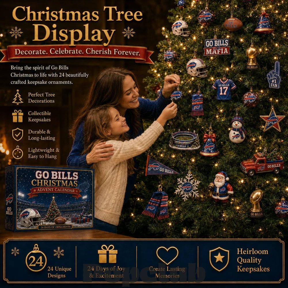 Buffalo Bills Go Bills 2026 Christmas Advent Calendar Buffalo Bills Go Bills 2026 Christmas Advent Calendar