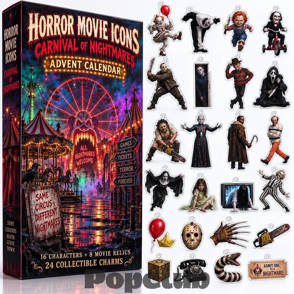 Carnival of Nightmares 2026 Horror Advent Calendar – 24 Collectible Charms Carnival of Nightmares 2026 Horror Advent Calendar – 24 Collectible Charms