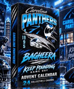Carolina Panthers x Bagheera Keep Pounding Game Day Advent Calendar 2026 For Football Fans
