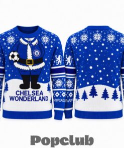 Chelsea FC Wonderland 2026 Ugly Christmas Sweater