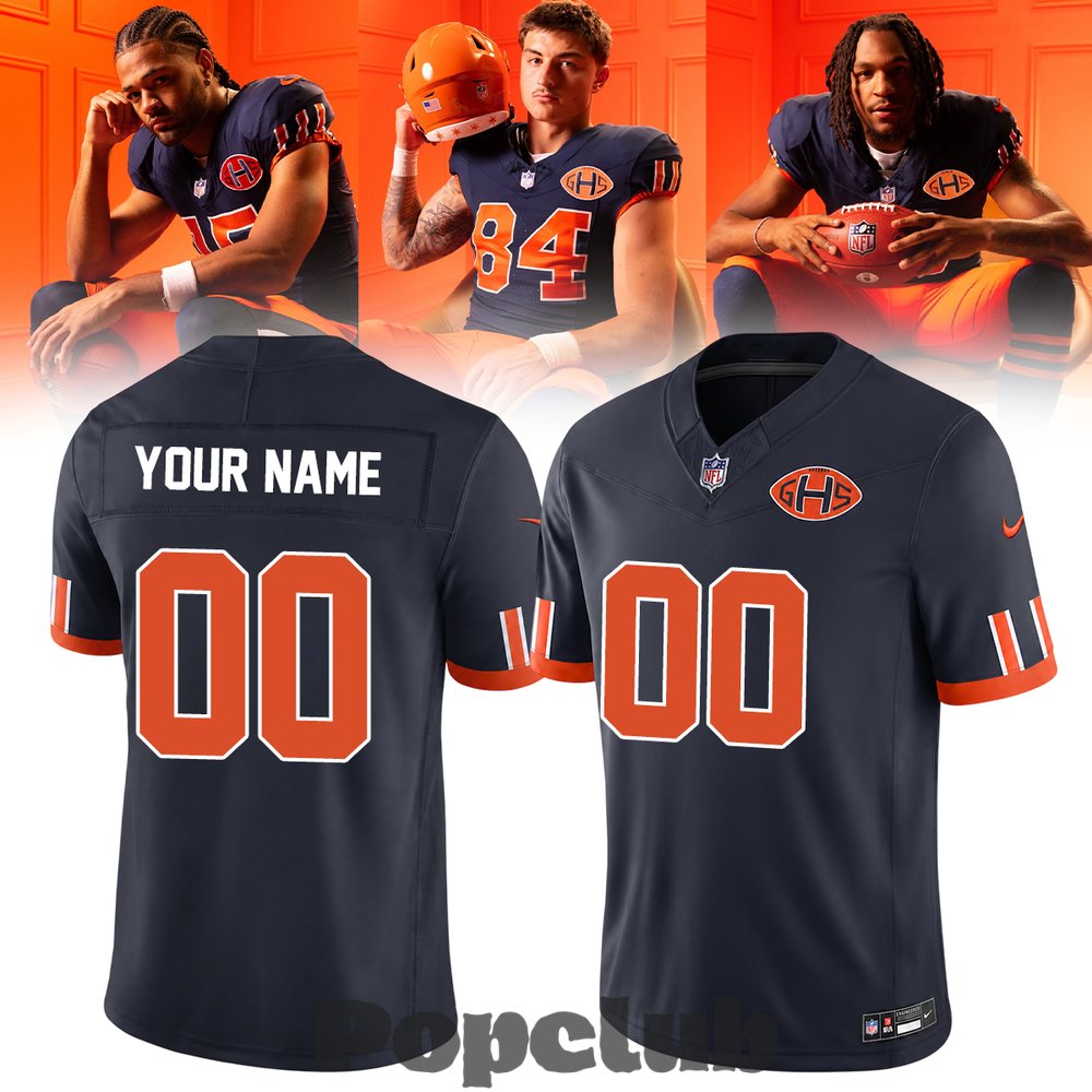 Chicago Bears 2026 Rivalries Edition Special Custom Football Jersey Chicago Bears 2026 Rivalries Edition Special Custom Football Jersey