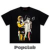 Chicago Bears Jay Cutler, Jim McMahon & Caleb Williams Drinking & Middle Finger T-Shirt Chicago Bears Jay Cutler, Jim McMahon & Caleb Williams Drinking & Middle Finger T-Shirt