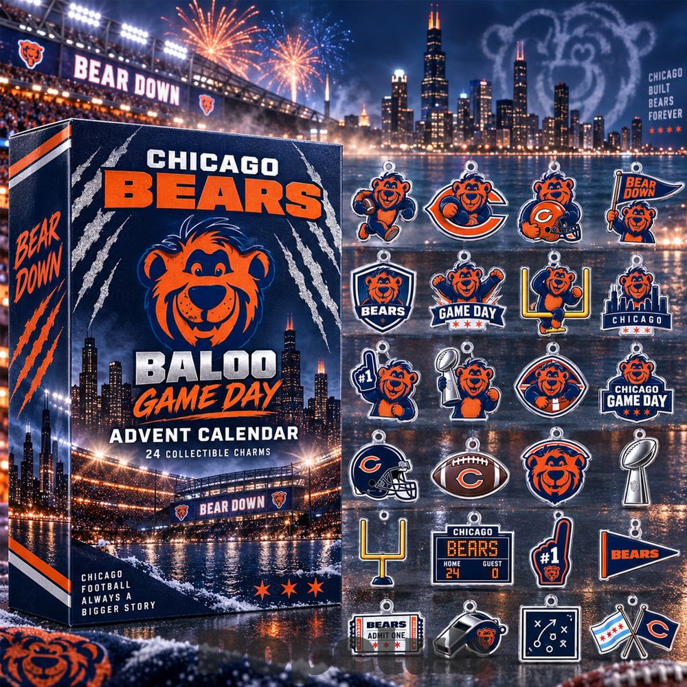Chicago Bears x Baloo 2026 Game Day Advent Calendar – 24 Collectible Charms Chicago Bears x Baloo 2026 Game Day Advent Calendar – 24 Collectible Charms
