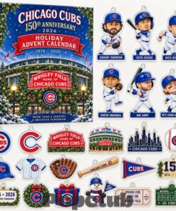 Chicago Cubs 150 Years Holiday Bobblehead Advent Calendar