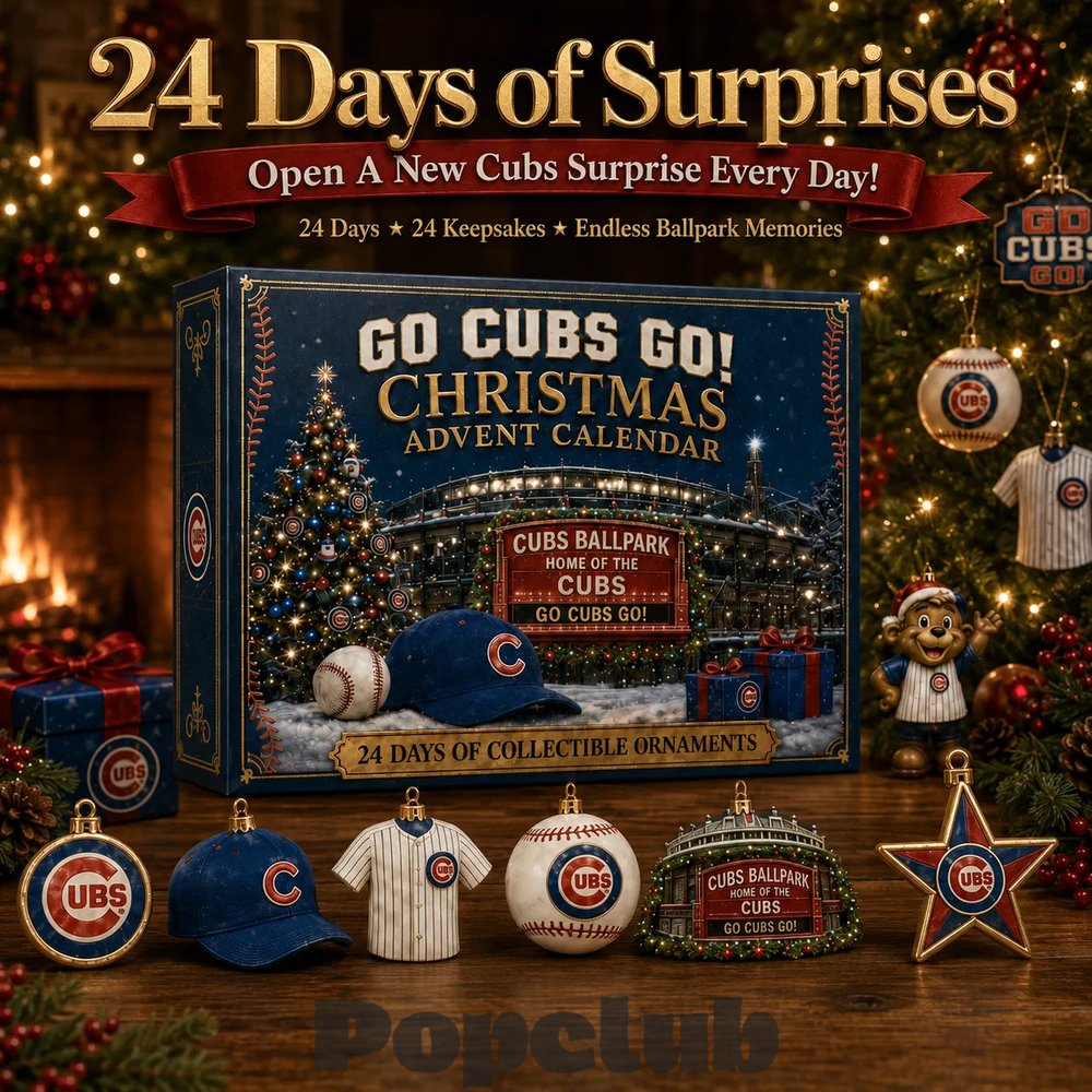 Chicago Cubs Go Cubs Go! Baseball Christmas 2026 Advent Calendar Chicago Cubs Go Cubs Go! Baseball Christmas 2026 Advent Calendar