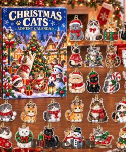 Christmas Cats Holiday Countdown Advent Calendar 2026 for Cat Lovers