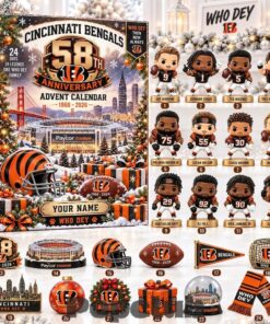 Cincinnati Bengals 58th Anniversary Who Dey Advent Calendar 2026 Cincinnati Bengals 58th Anniversary Who Dey Advent Calendar 2026