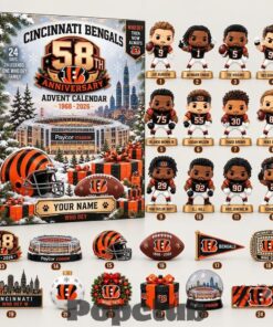 Cincinnati Bengals 58th Anniversary Who Dey Advent Calendar 2026