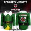 Cincinnati Cyclones Merch Elf Matinee 2026 Green Hockey Jersey