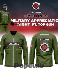 Cincinnati Cyclones Military Appreciation Night x Top Gun 2026 Hockey Jersey
