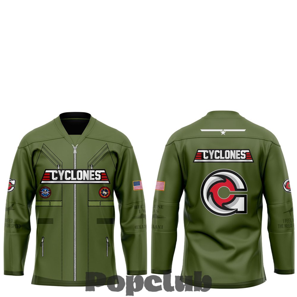 Cincinnati Cyclones Military Appreciation Night x Top Gun 2026 Hockey Jersey Cincinnati Cyclones Military Appreciation Night x Top Gun 2026 Hockey Jersey