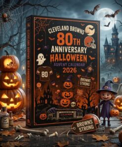 Cleveland Browns 80th Anniversary Halloween Advent Calendar 2026 for Football Fans