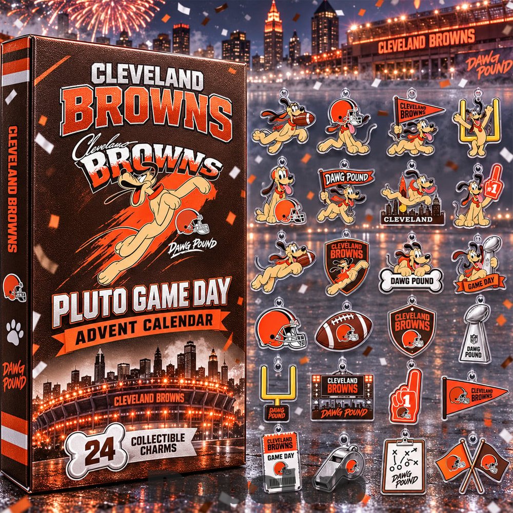 Cleveland Browns x Pluto Game Day Advent Calendar 2026 For Football Fans Cleveland Browns x Pluto Game Day Advent Calendar 2026 For Football Fans