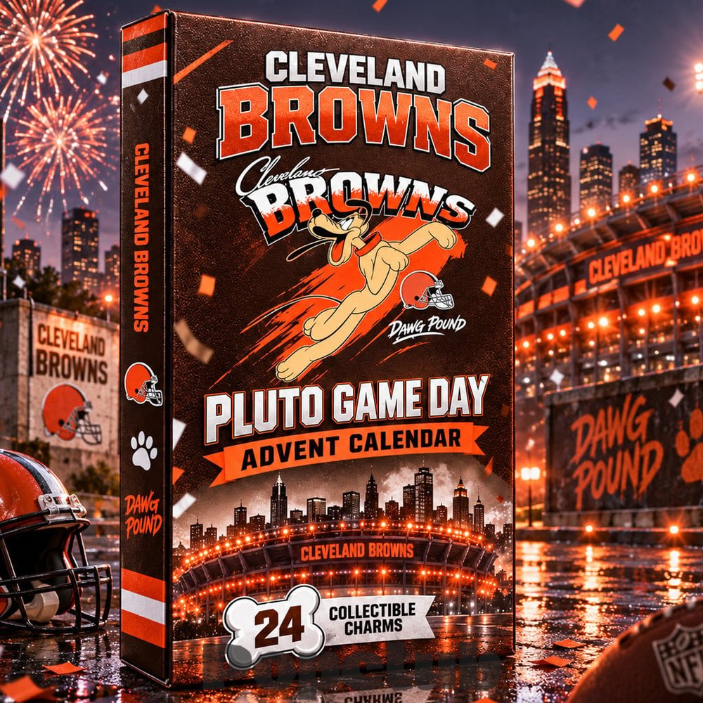 Cleveland Browns x Pluto Game Day Advent Calendar 2026 For Football Fans Cleveland Browns x Pluto Game Day Advent Calendar 2026 For Football Fans