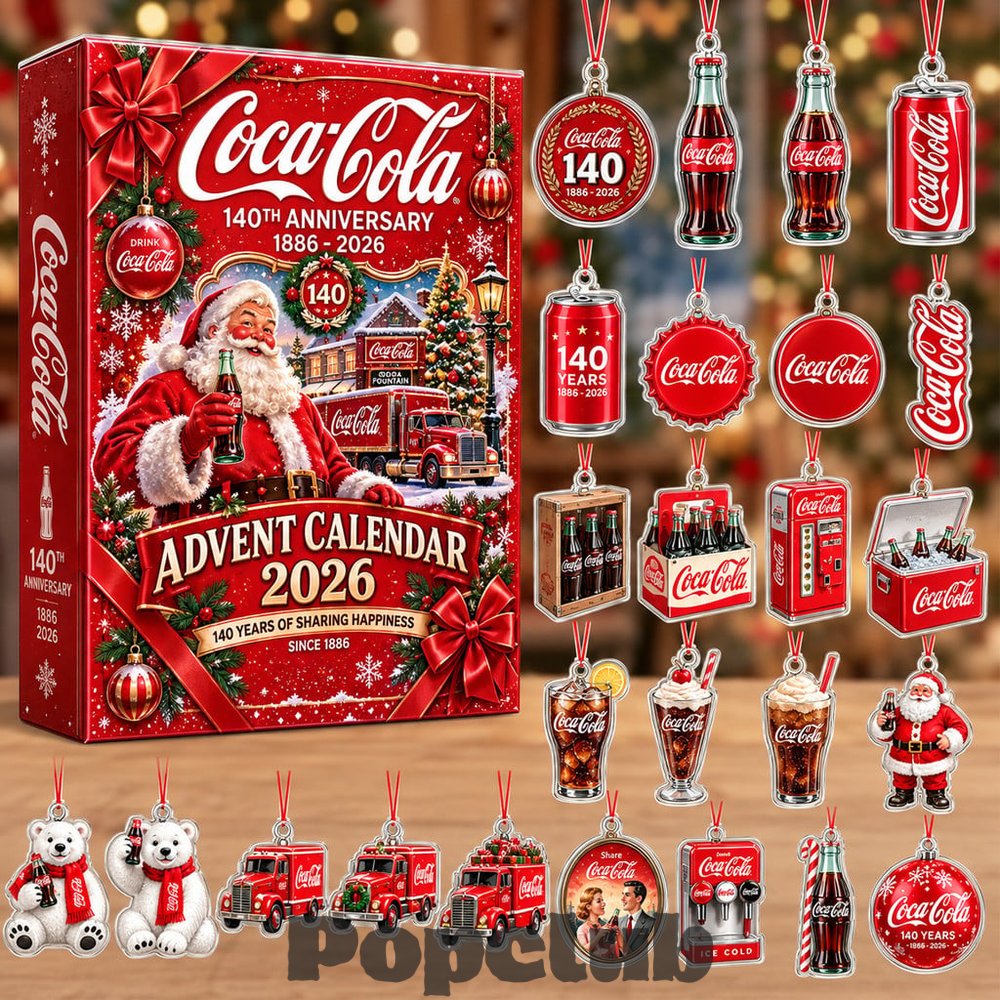Coca-Cola 140 Years of Sharing Happiness Advent Calendar 2026 for Coca-Cola Fans Coca-Cola 140 Years of Sharing Happiness Advent Calendar 2026 for Coca-Cola Fans