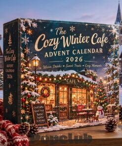 Cozy Winter Cafe 2026 Christmas Advent Calendar – 24 Collectible Charms