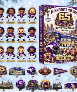 Minnesota Vikings 65th Anniversary Advent Calendar 2026 For Football Fans Minnesota Vikings 65th Anniversary Advent Calendar 2026 For Football Fans