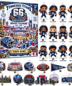 Tennessee Titans 66th Anniversary 1960-2026 Advent Calendar 2026 For Football Fans