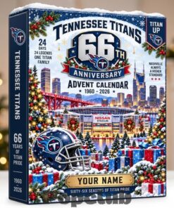 Tennessee Titans 66th Anniversary 1960-2026 Advent Calendar 2026 For Football Fans