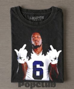 Dallas Cowboys CeeDee Lamb Double Middle Finger T-Shirt
