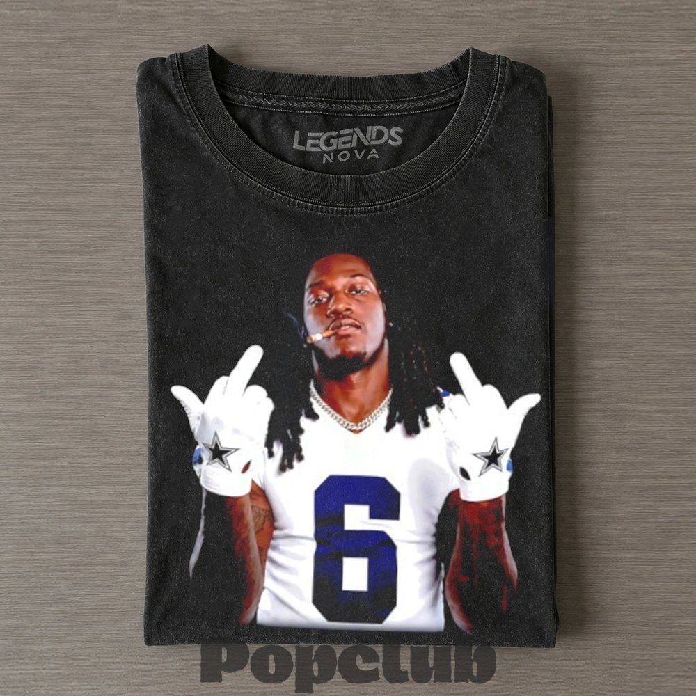 Dallas Cowboys CeeDee Lamb Double Middle Finger T-Shirt Dallas Cowboys CeeDee Lamb Double Middle Finger T-Shirt