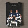 Dallas Cowboys Dak Prescott & Troy Aikman Playing Video Games & Drinking T-Shirt Dallas Cowboys Dak Prescott & Troy Aikman Playing Video Games & Drinking T-Shirt
