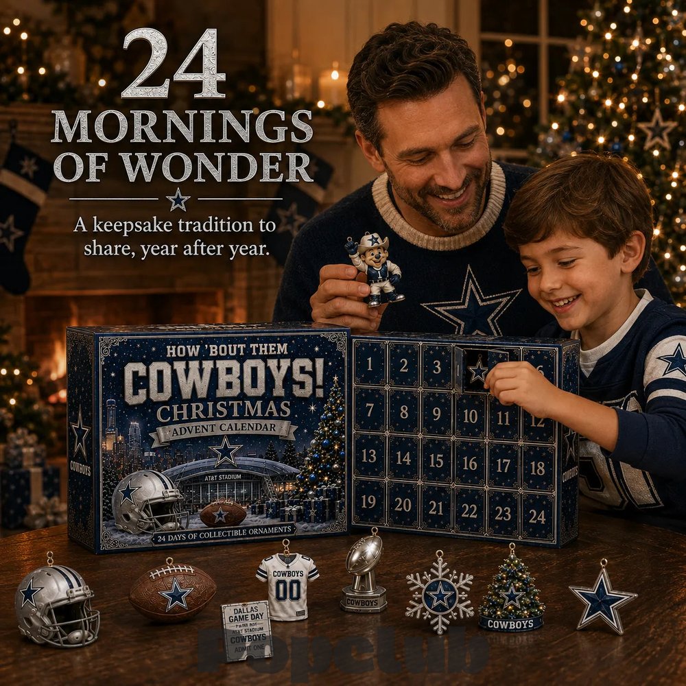 Dallas Cowboys How ’Bout Them Cowboys! 2026 Christmas Advent Calendar Collector’s Edition Dallas Cowboys How ’Bout Them Cowboys! 2026 Christmas Advent Calendar Collector’s Edition