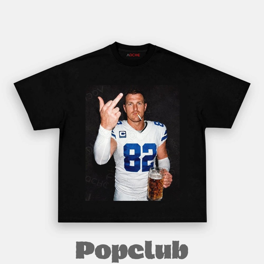 Dallas Cowboys Jason Witten Drinking & Middle Finger T-Shirt Dallas Cowboys Jason Witten Drinking & Middle Finger T-Shirt