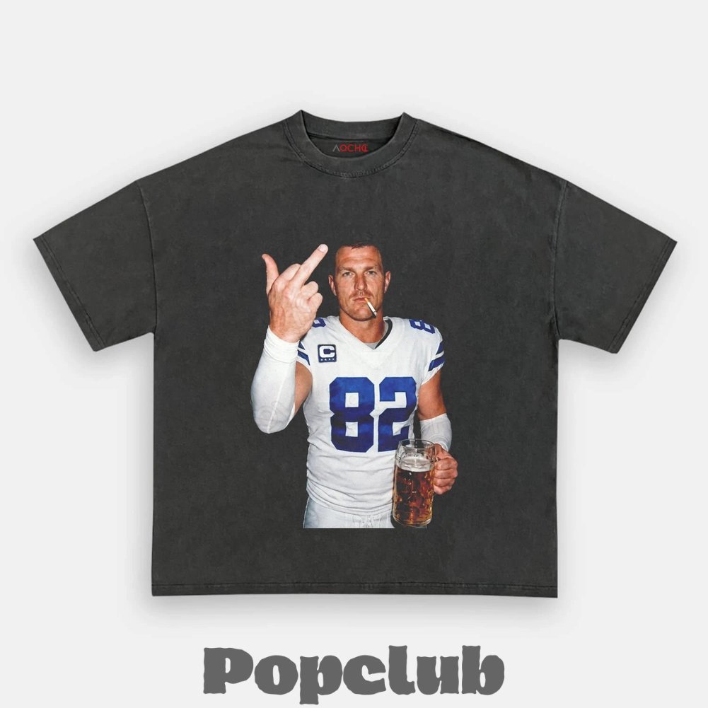 Dallas Cowboys Jason Witten Drinking & Middle Finger T-Shirt Dallas Cowboys Jason Witten Drinking & Middle Finger T-Shirt