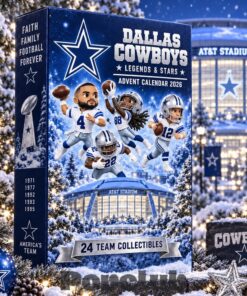 Dallas Cowboys Legends and Stars 2026 Advent Calendar – 24 Collectible Charms