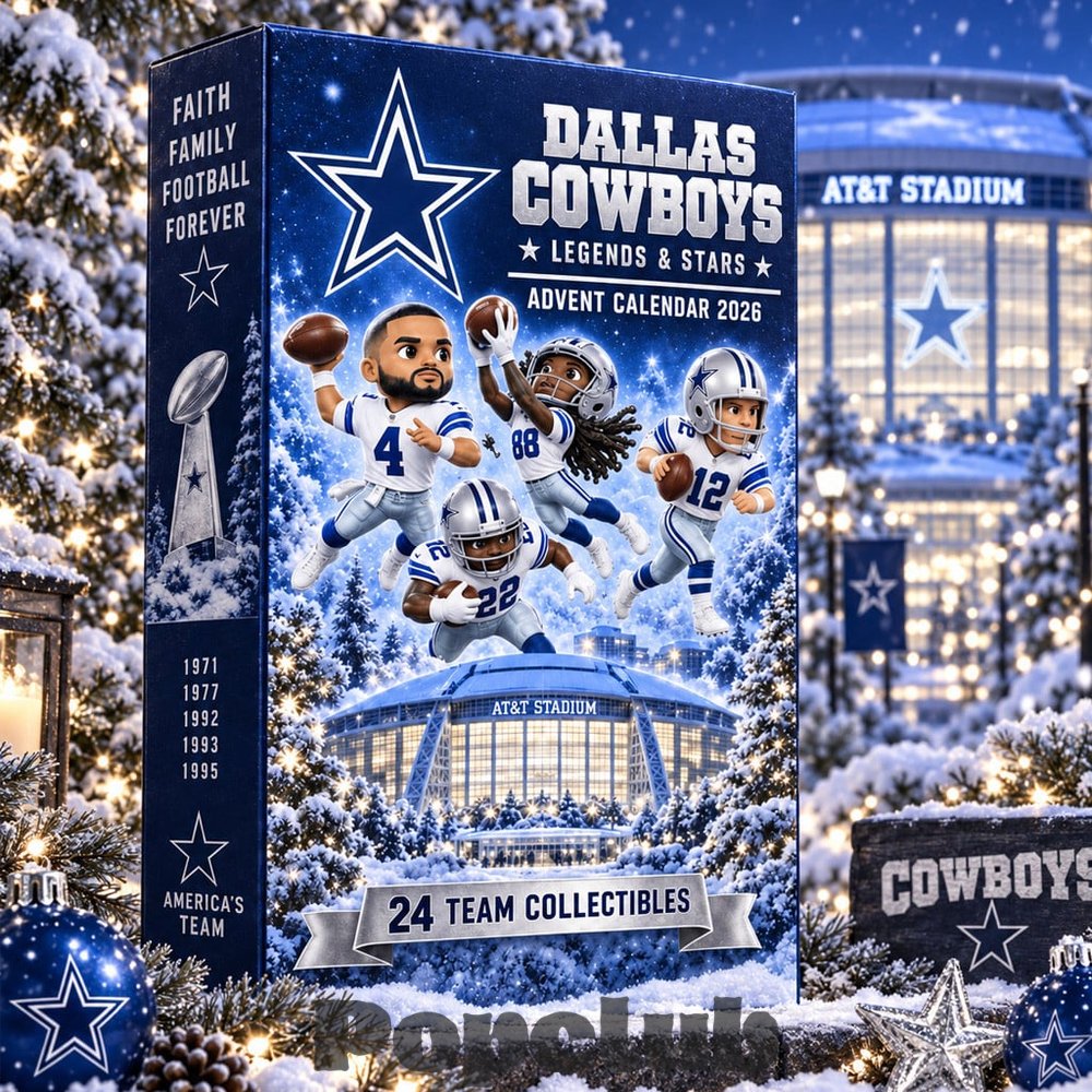 Dallas Cowboys Legends and Stars 2026 Advent Calendar – 24 Collectible Charms Dallas Cowboys Legends and Stars 2026 Advent Calendar – 24 Collectible Charms