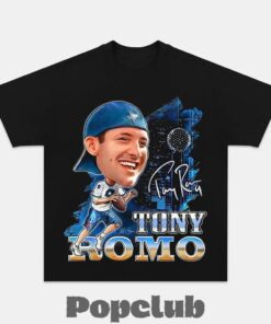 Dallas Cowboys Tony Romo Drinking & Middle Finger T-Shirt
