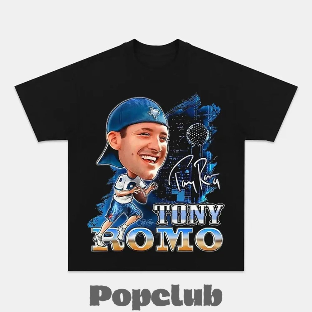 Dallas Cowboys Tony Romo Drinking & Middle Finger T-Shirt Dallas Cowboys Tony Romo Drinking & Middle Finger T-Shirt