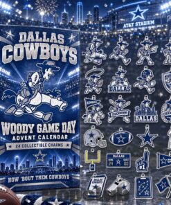 Dallas Cowboys x Woody Toy Story 2026 Game Day Advent Calendar – 24 Collectible Charms Dallas Cowboys x Woody Toy Story 2026 Game Day Advent Calendar – 24 Collectible Charms