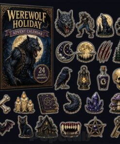 Dark Werewolf Halloween Advent Calendar 2026 for Werewolf Fans