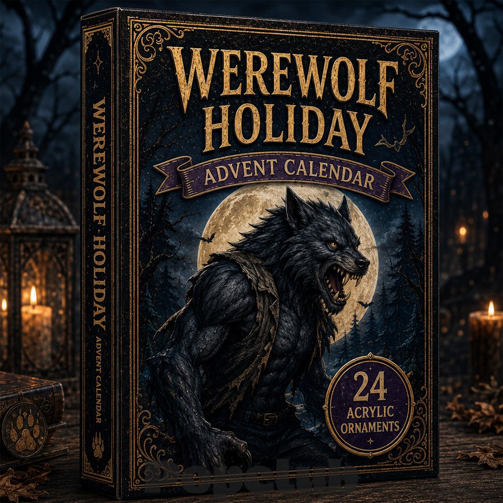 Dark Werewolf Halloween Advent Calendar 2026 for Werewolf Fans Dark Werewolf Halloween Advent Calendar 2026 for Werewolf Fans