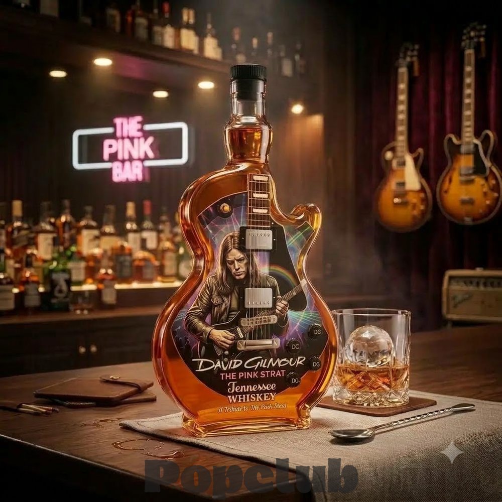 David Gilmour Guitar Legends Whiskey Tennessee Whiskey Bottle David Gilmour Guitar Legends Whiskey Tennessee Whiskey Bottle