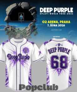Deep Purple SPLAT! World Tour 2026 Baseball Jersey