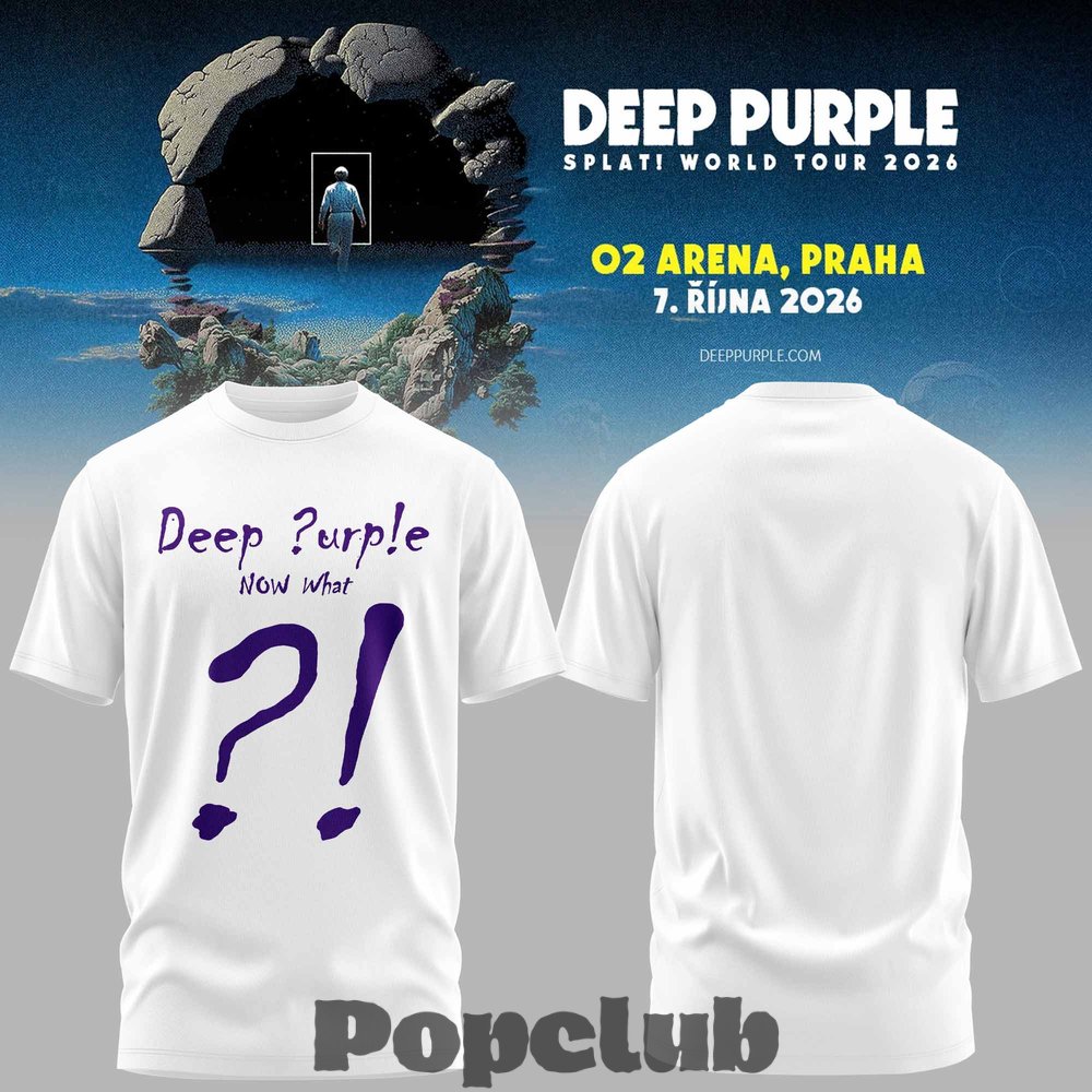 Deep Purple SPLAT! World Tour 2026 Special Tee Deep Purple SPLAT! World Tour 2026 Special Tee