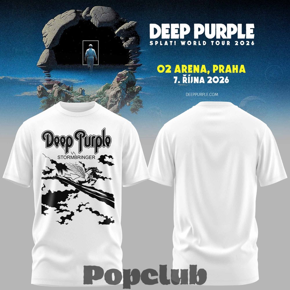 Deep Purple SPLAT! World Tour 2026 Special Tee Deep Purple SPLAT! World Tour 2026 Special Tee