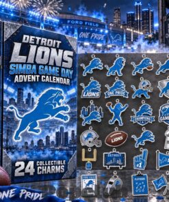 Detroit Lions x Simba 2026 Game Day Advent Calendar – 24 Collectible Charms