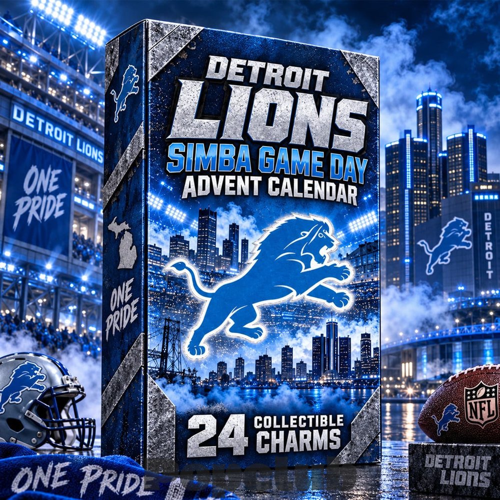 Detroit Lions x Simba 2026 Game Day Advent Calendar – 24 Collectible Charms Detroit Lions x Simba 2026 Game Day Advent Calendar – 24 Collectible Charms